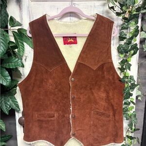 Brown Suede Vest